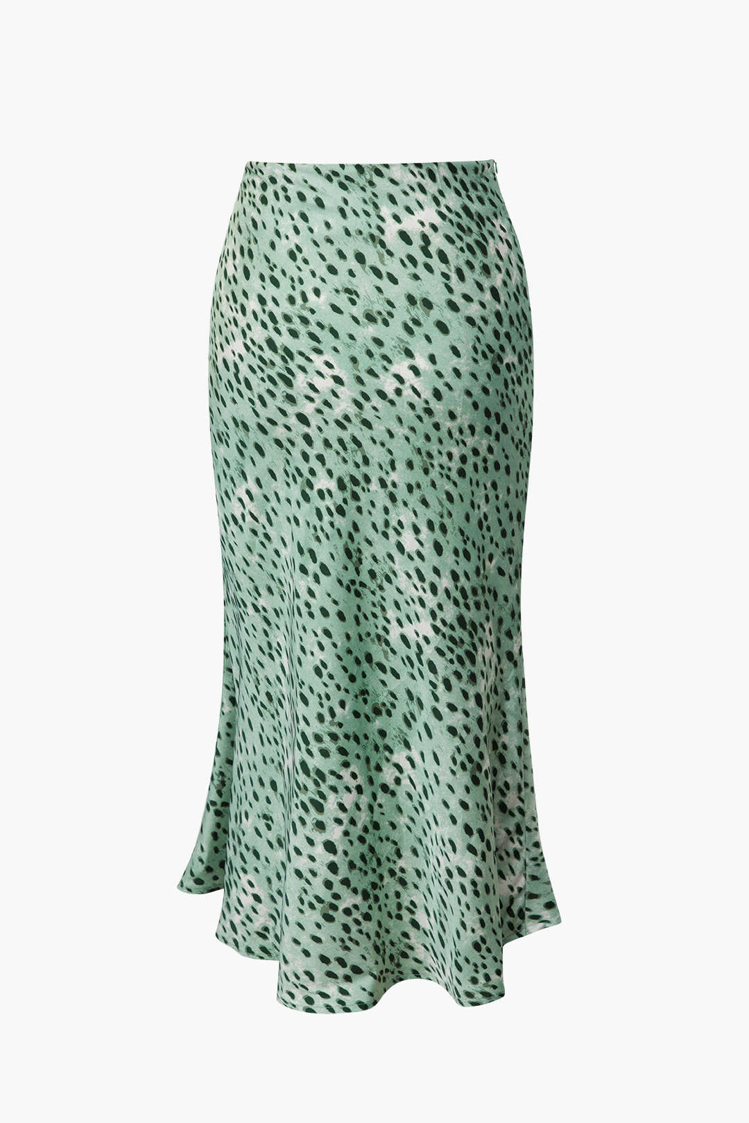 Luipaard Print Rok met Koord en Split