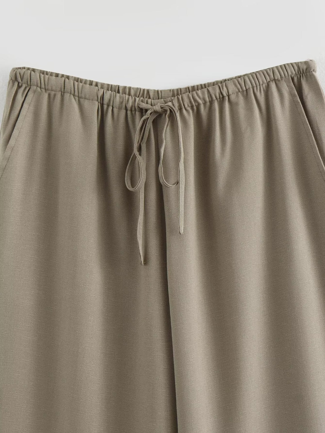 Chic en Ontspannen Linnen Tweedelige Set