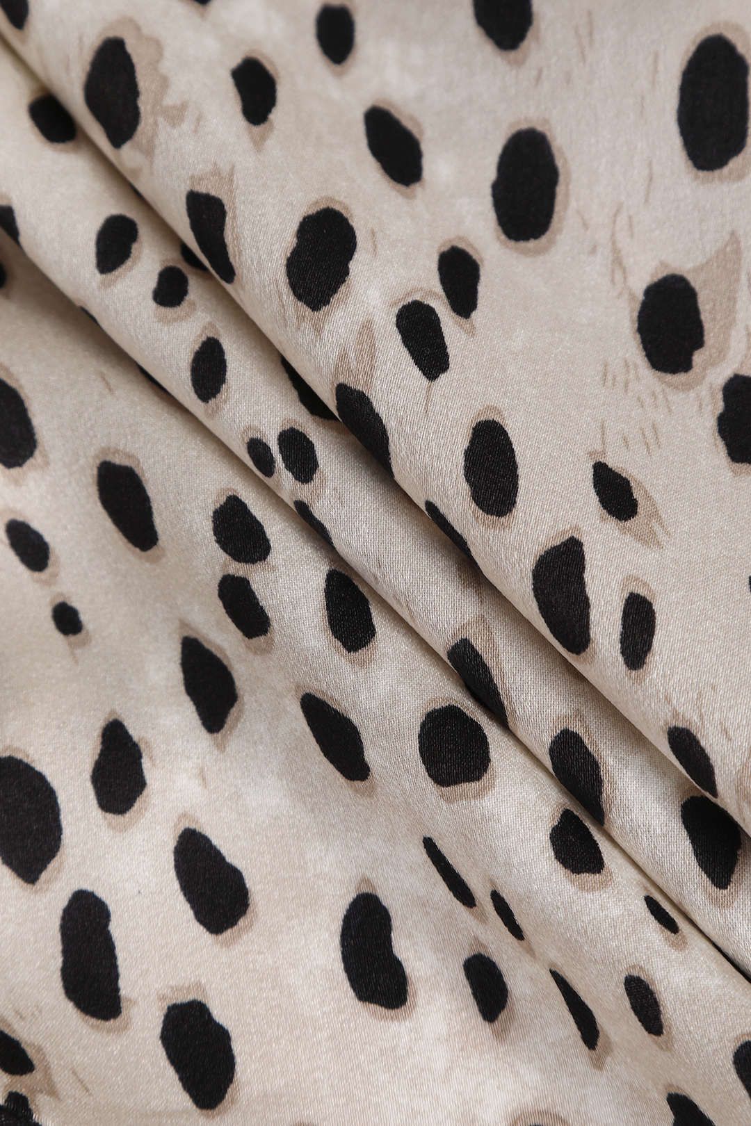 Luipaard Print Rok met Koord en Split