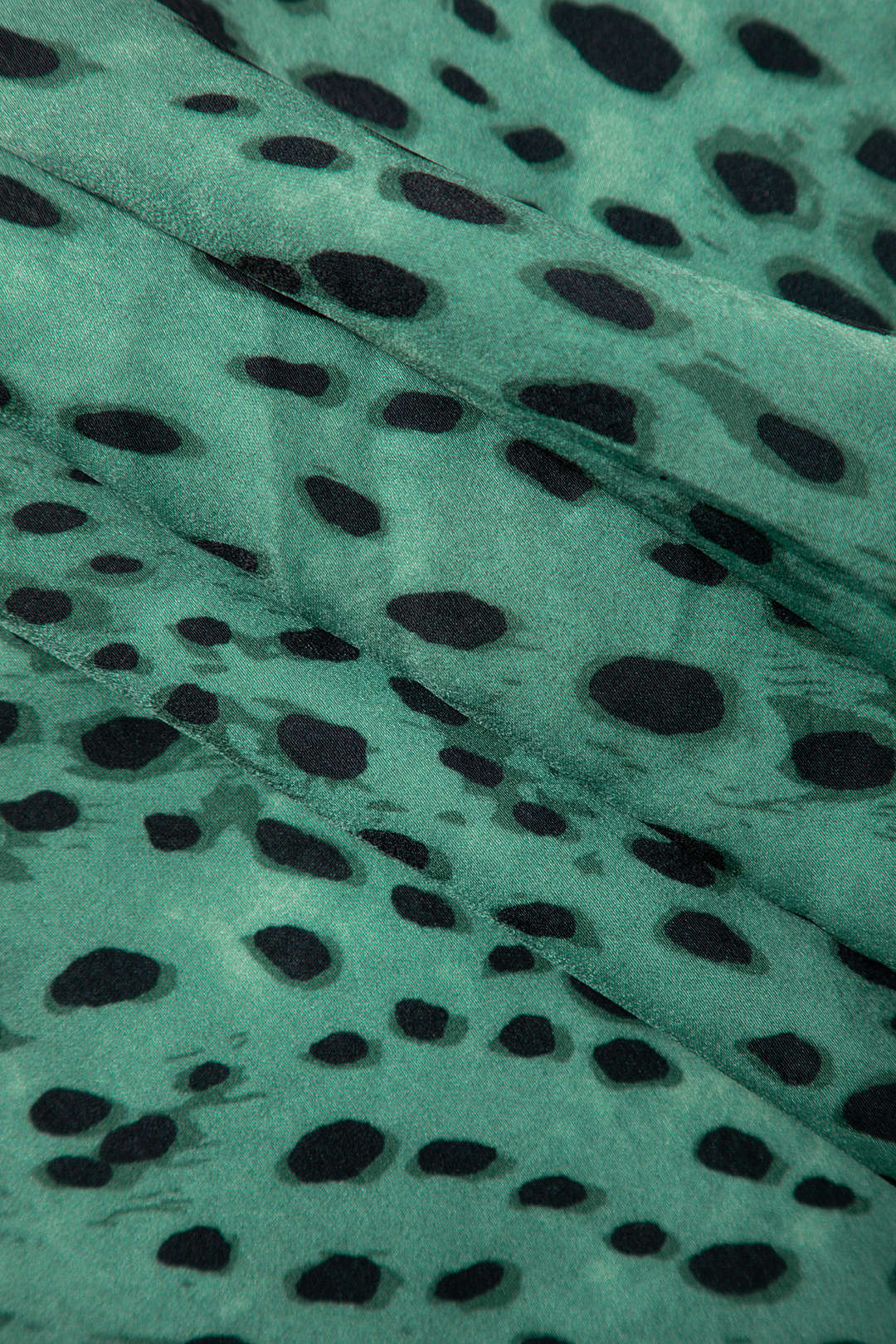 Luipaard Print Rok met Koord en Split