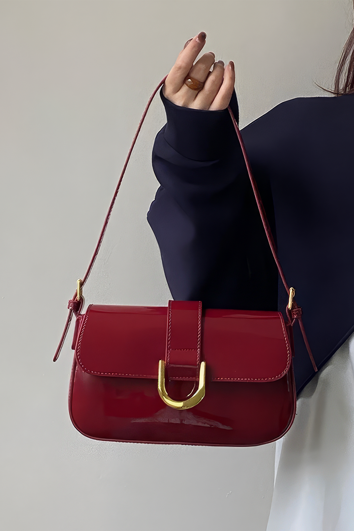 Handtas met Gesp en Schouderband