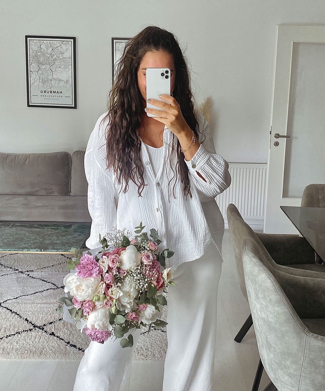 Dames Blouse van Mousseline