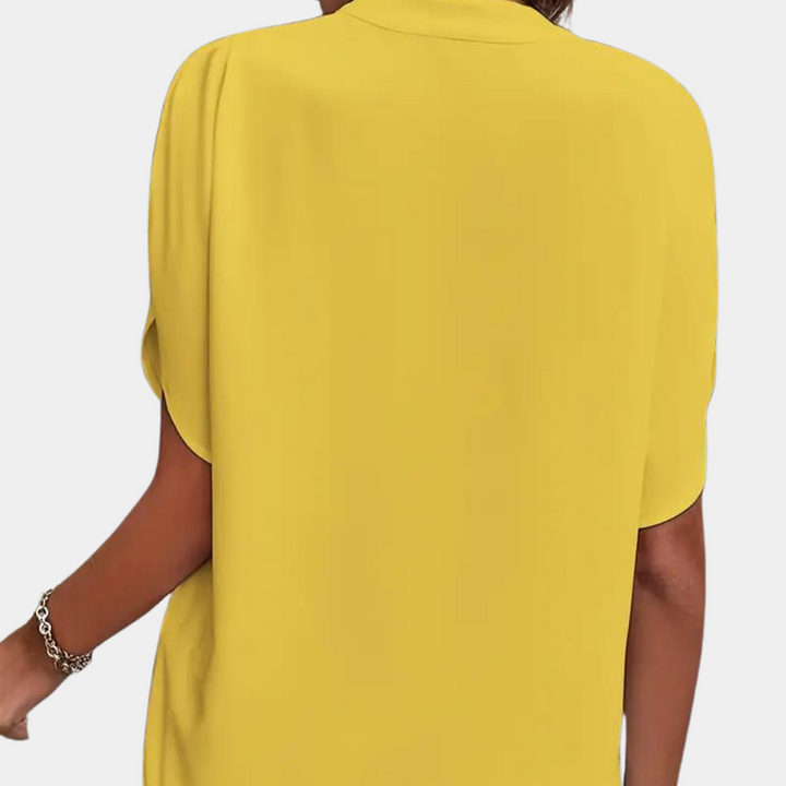 Dames blouse met korte mouw