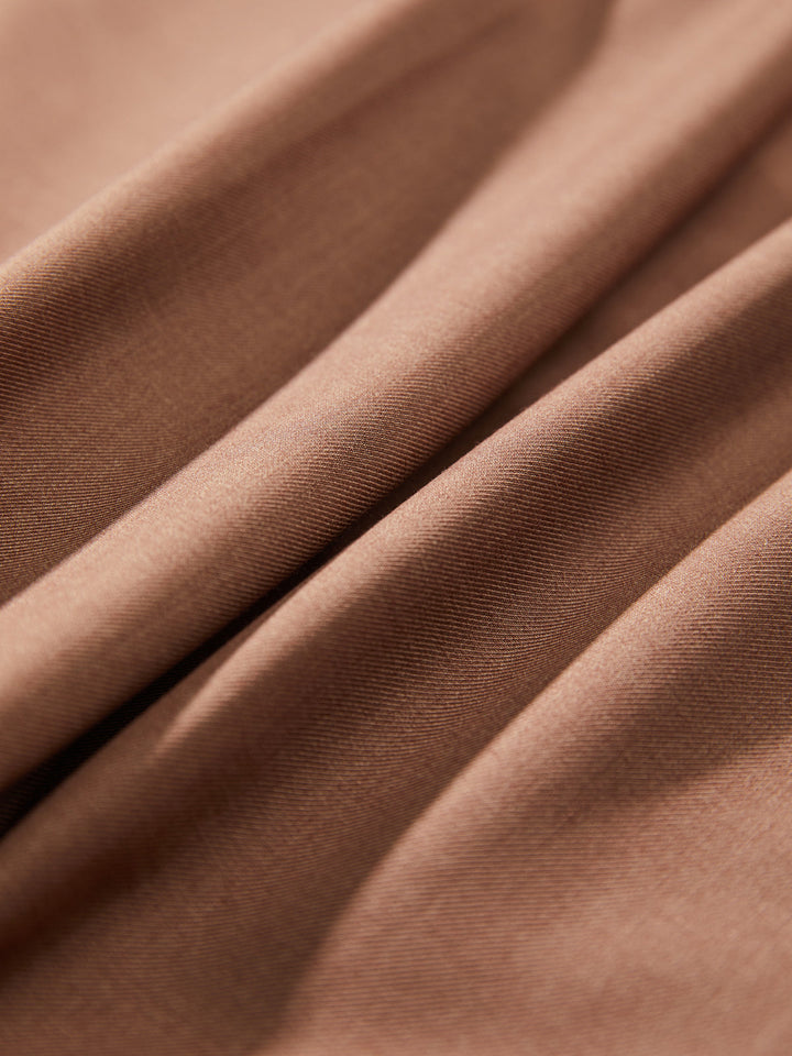 High Waisted Straight Leg Broek