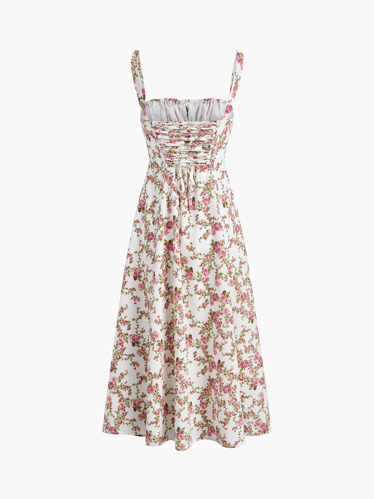 Rosebud Floral Midi Zomerjurk