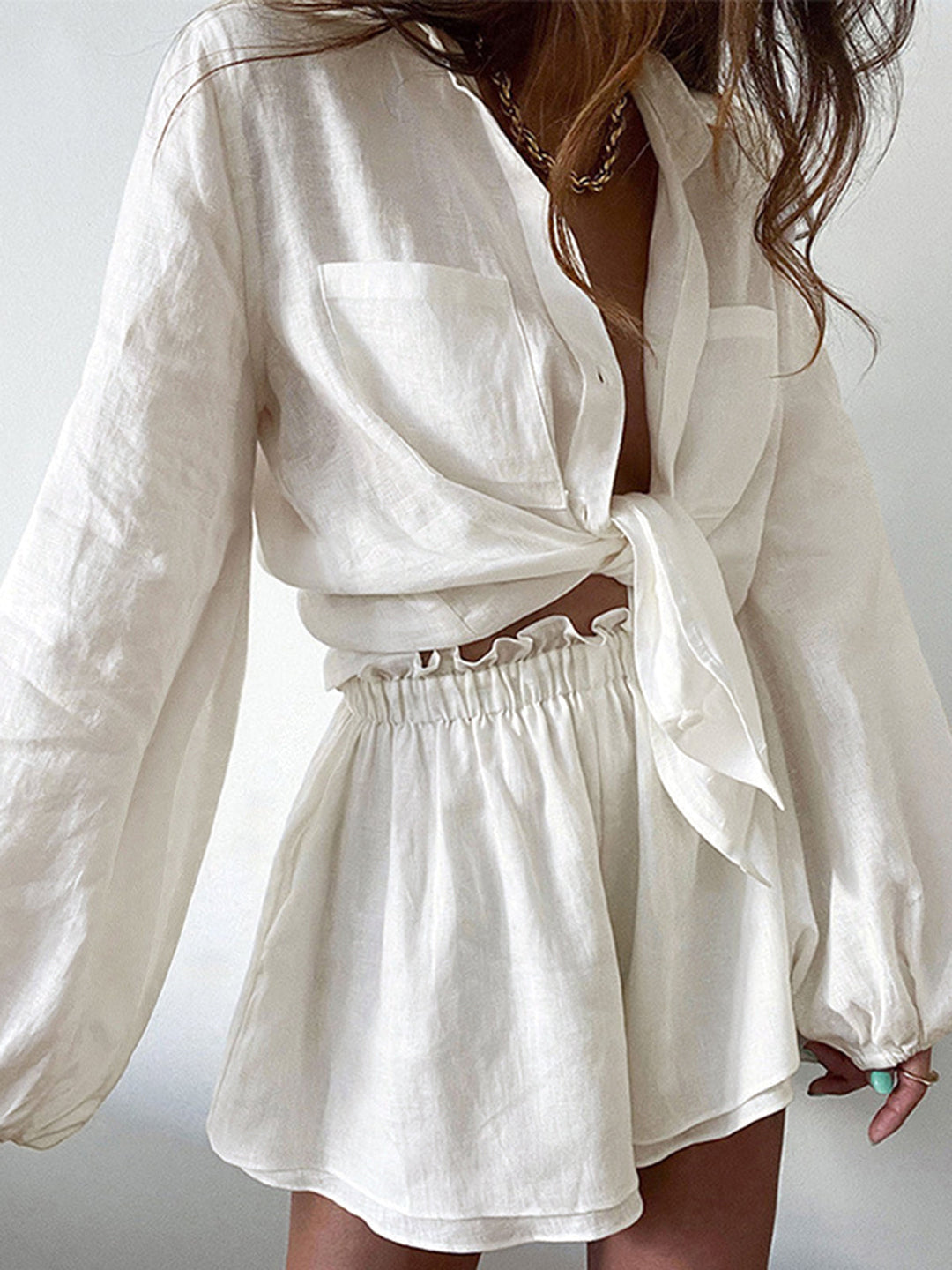 Aegean Twee-delige Dubbele Lijn Set