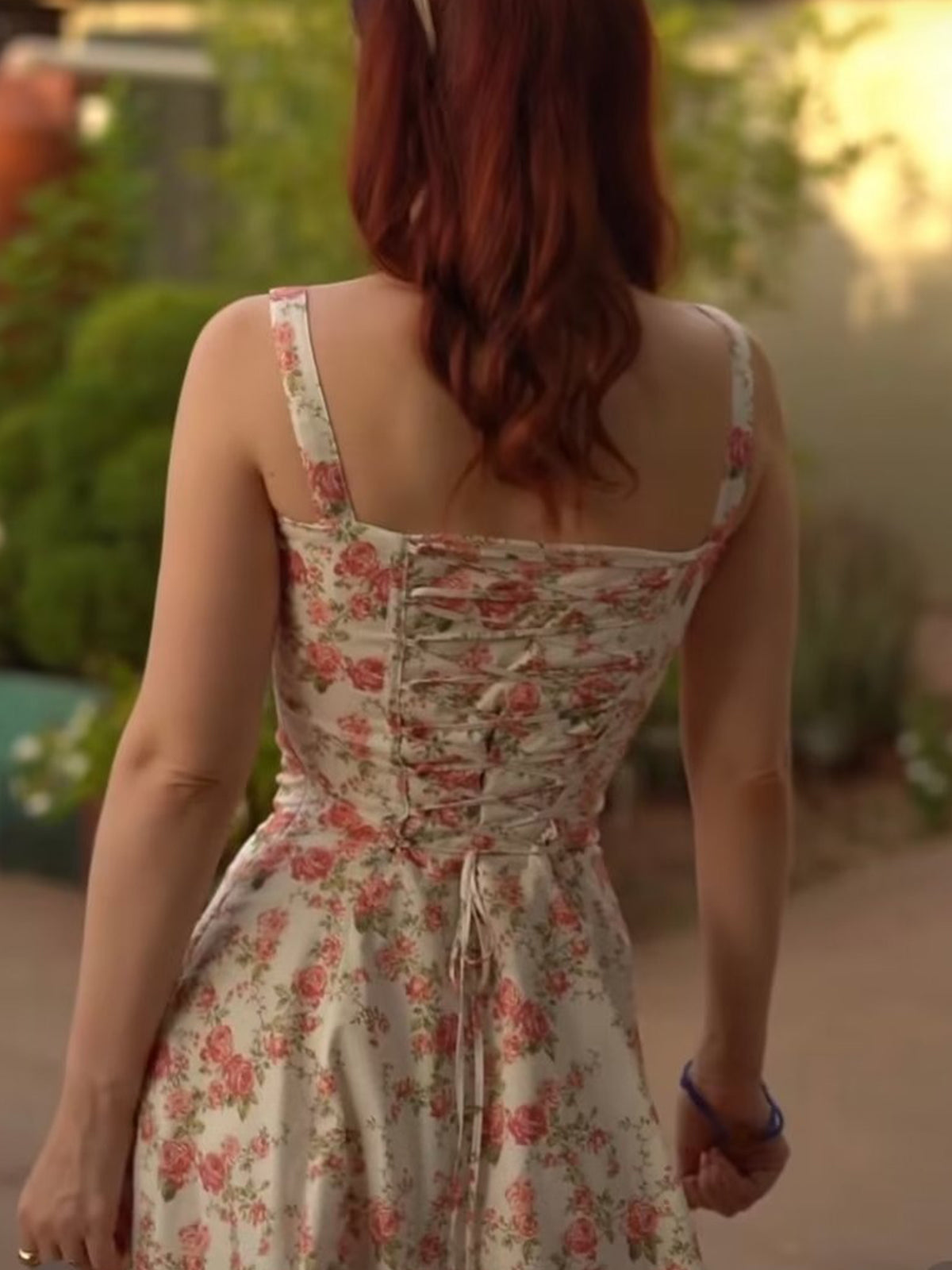 Rosebud Floral Midi Zomerjurk