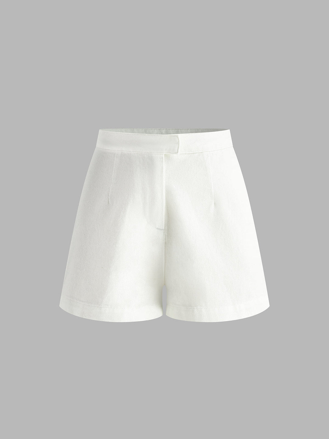 Denim Top met Shorts Set