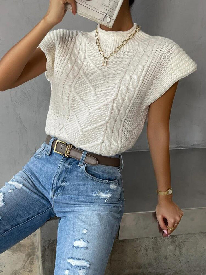 Effen Vest met Korte Mouwen