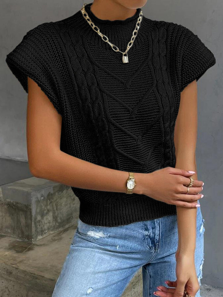 Effen Vest met Korte Mouwen