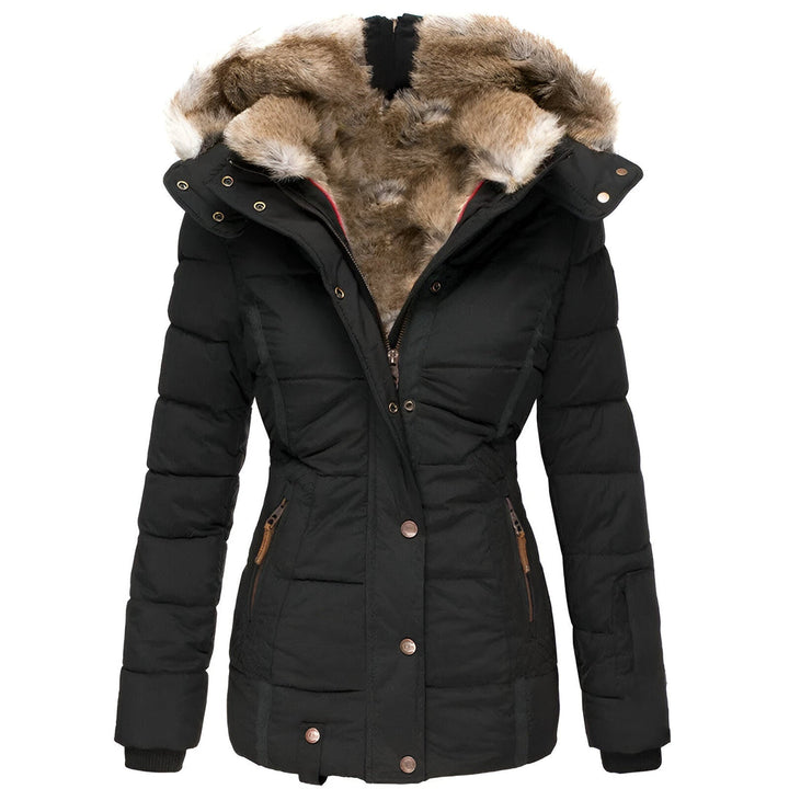 Dames Puffer Jas Met Bontkap | Winter