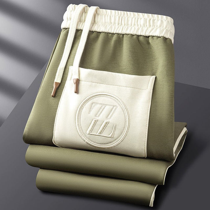 Heren Trainingspak Met Contrastzak | Twin