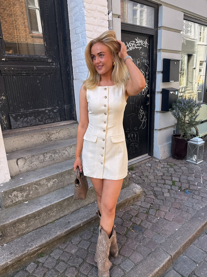 Dames Mini Jurk met Taille Accent