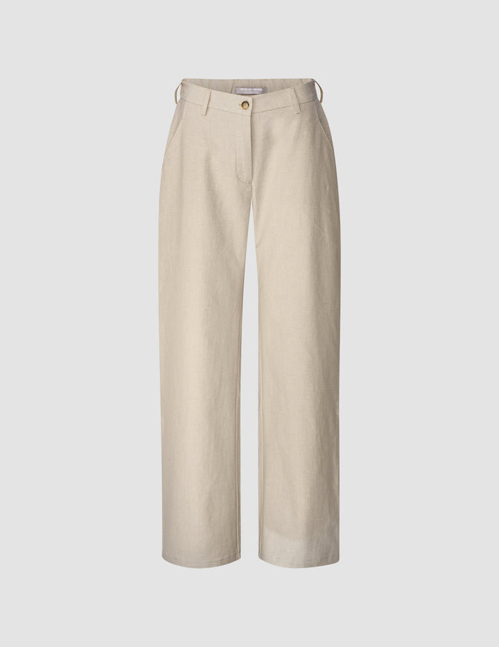Zachte Linnen Sandshell Broek voor Dames