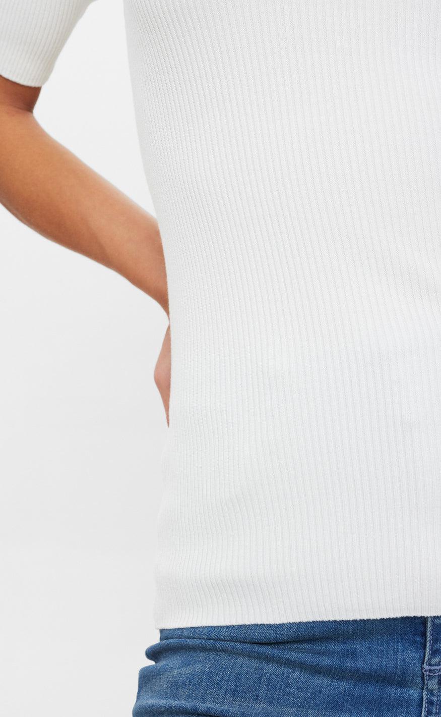 Dames blouse met Halve Mouwen