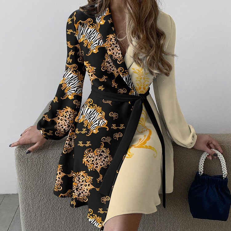 Elegante Lente Jas met Strik