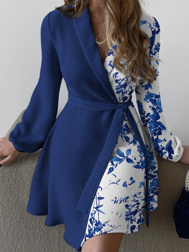 Elegante Lente Jas met Strik