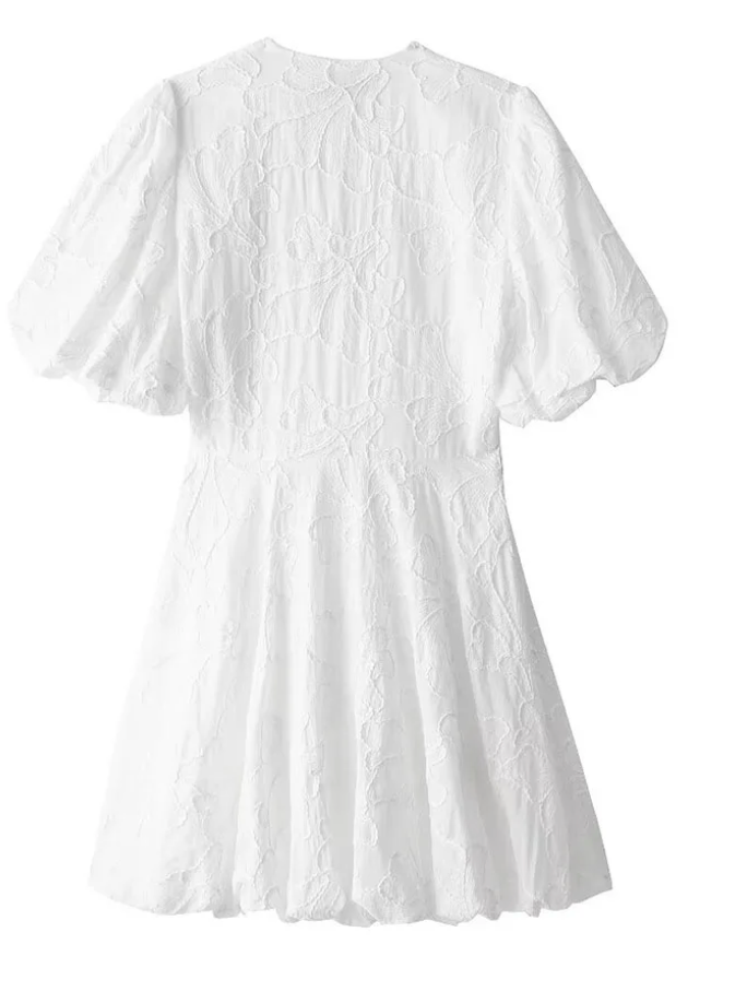 Comfortabele Dames White Dress