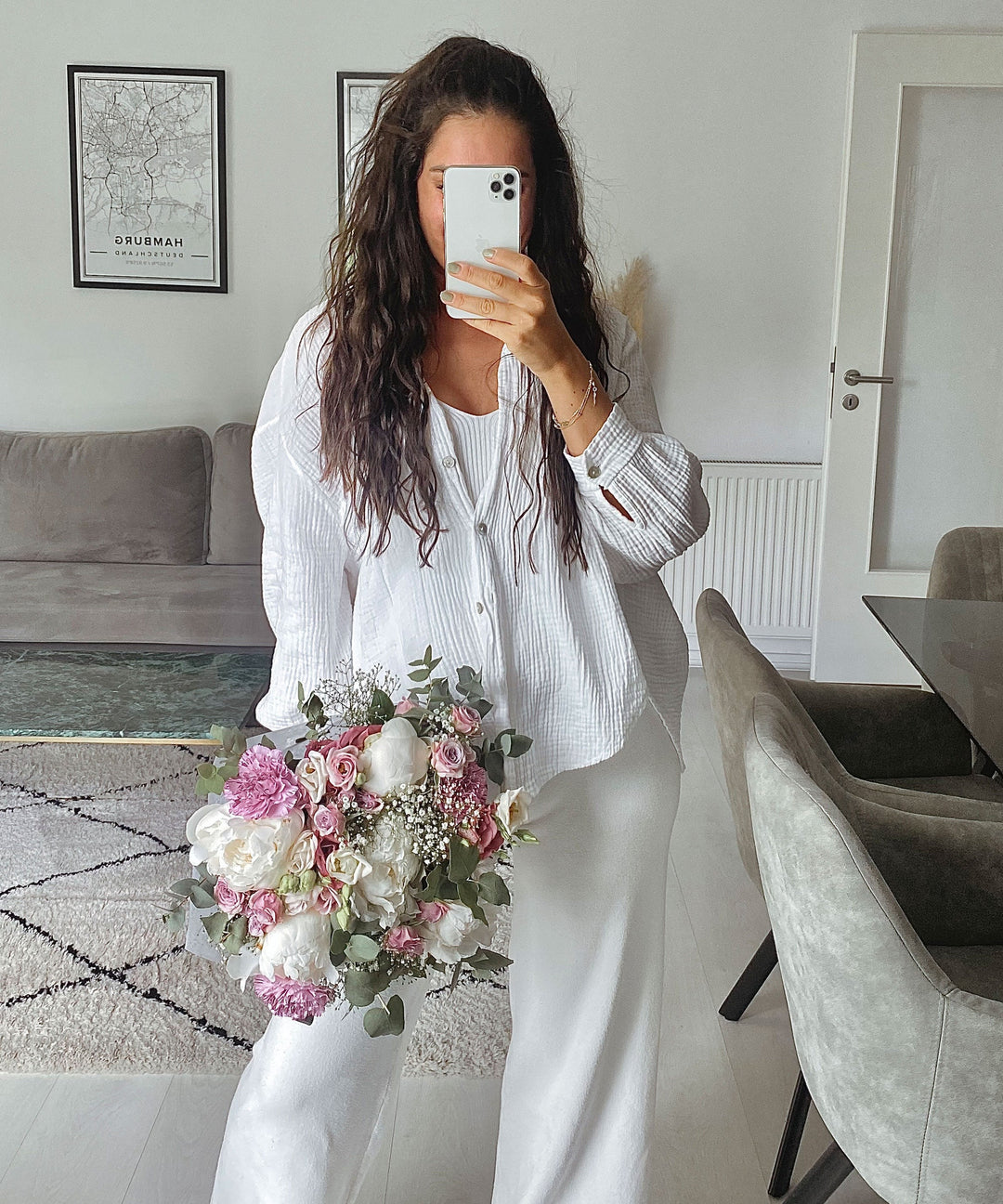 Dames Blouse van Mousseline