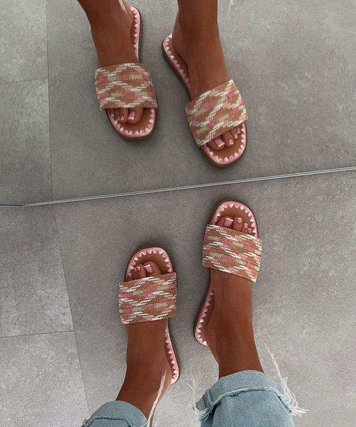 Zomerse Dames Sandalen Roze